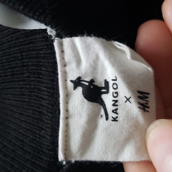 Kangol x H&M women's black ribbed long sleeve dress xs - Picture 6 of 9